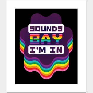 Sounds gay wavy star [blocky] Posters and Art